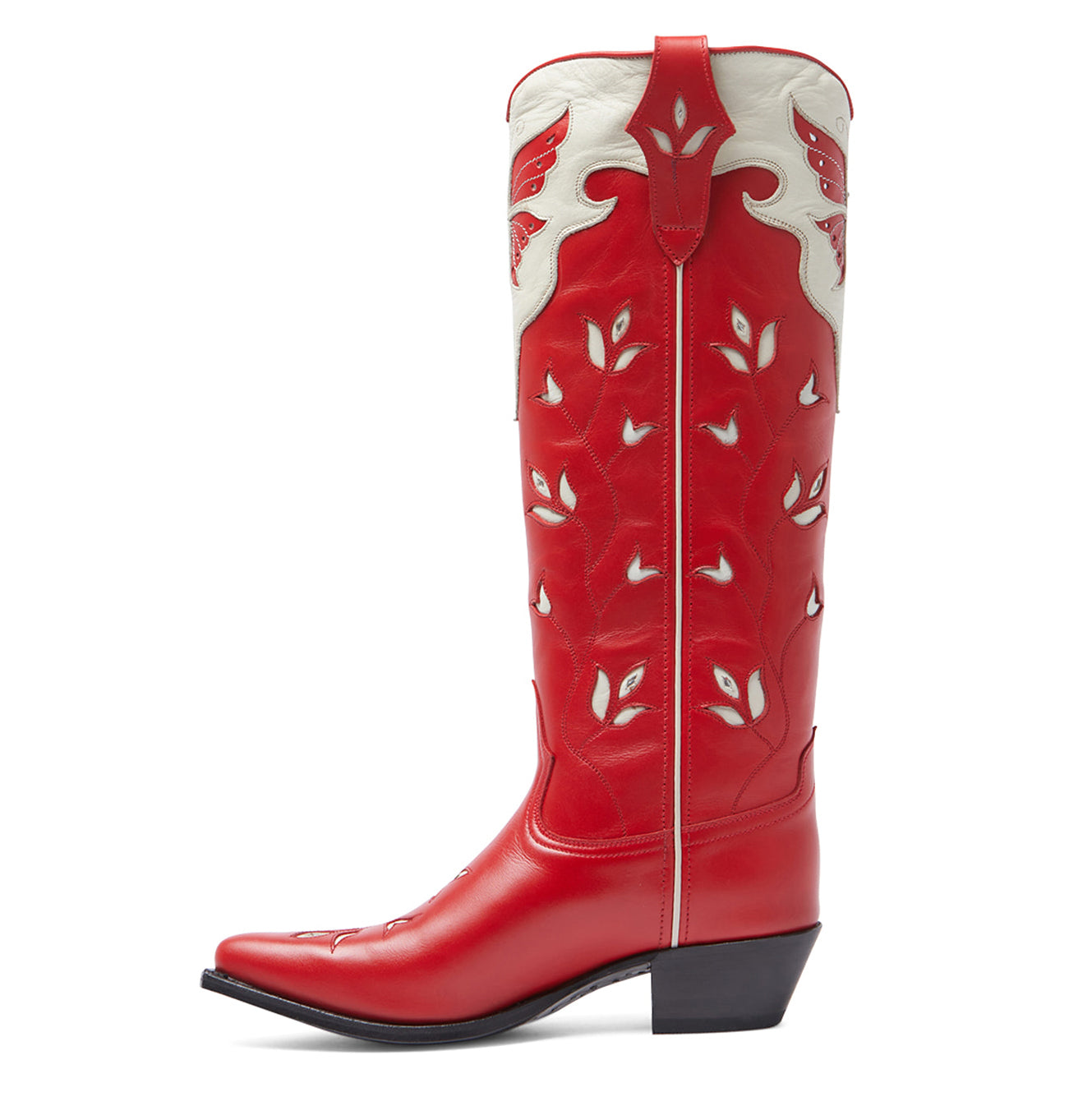 Womens Scarlett Butterfly Tall Shaft Cowboy Boots Ranch Road