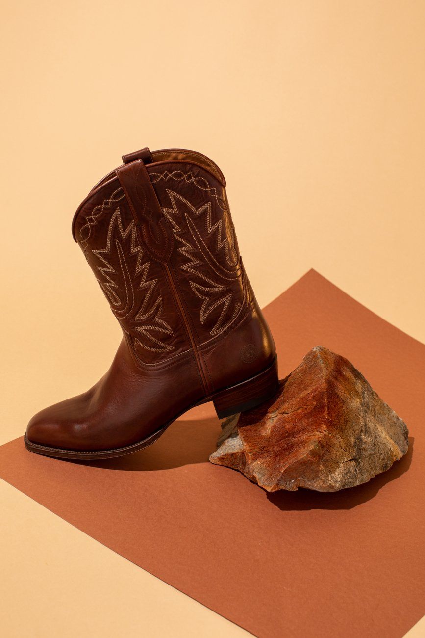 Mens Maverick Brown - Vintage-Style Cowboy Boots - Ranch Road Boots™