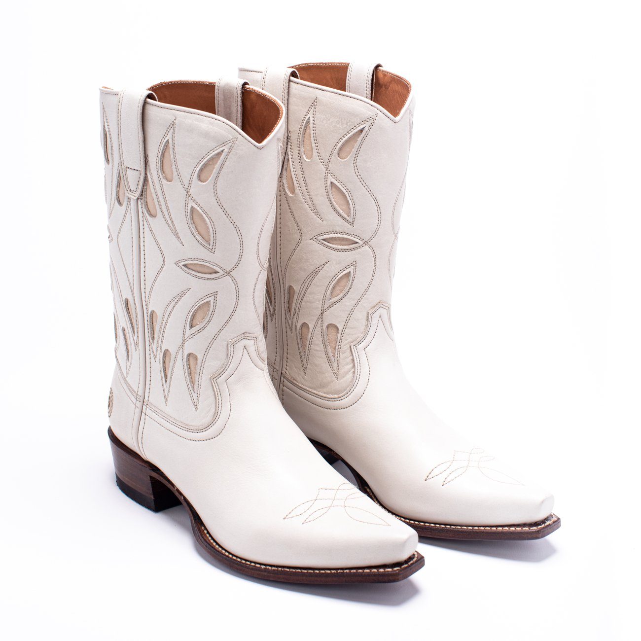 White 2024 cowboy boots